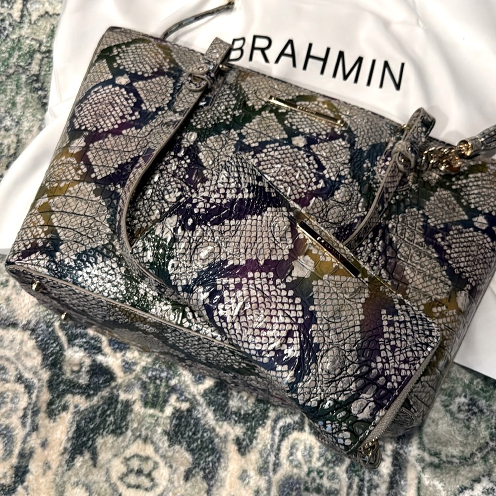 •••SOLD•••Not for Sale•••Brahmin asher spellbound solid melbourne with wallet